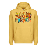 Antique Gold Hello pumpkin Premium Hoodie - RanaPortraitStore