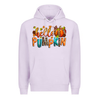 Lilac Hello pumpkin Premium Hoodie - RanaPortraitStore