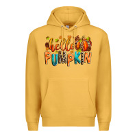 Mustard Hello pumpkin Premium Hoodie - RanaPortraitStore
