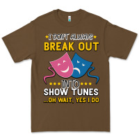 Cacao My Brain is 95% Show Tunes. Funny Theatre Gift. Premium Tee - Bettercallsaul