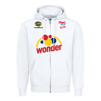 White ricky bobby talladega nights pit crew Zipper Hoodie - trangStudio