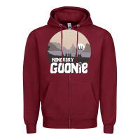 Burgundy Honorary Goonie GIFT Zipper Hoodie - trangStudio