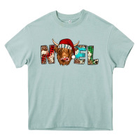 Noel Highland Cow Heavy Core Tee | Teevron