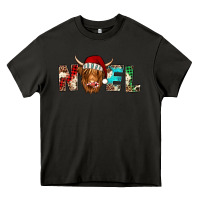 Asphalt noel highland cow Heavy Core Tee - Jasminsmagicworld