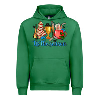 Emerald tis the season hockey and Christmas Urban Hoodie - AdoDesignShop