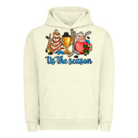 Pigment Pistachio tis the season hockey and Christmas Urban Hoodie - AdoDesignShop