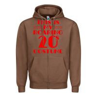 Chestnut halloween roaring 20s costume Zipper Hoodie - trangStudio