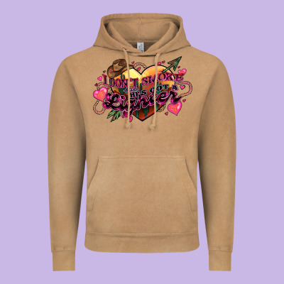 I Don't Smoke But He's Got A Lighter Vintage Hoodie Designed By Howdyjamesfarm