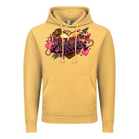 Vintage Mustard I don't smoke but he's got a lighter Vintage Hoodie - HowdyJamesFarm