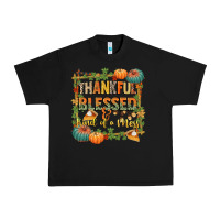 Black thankful blessed and kind of a mess Urban Heavy Tee - CowGirlArtShop