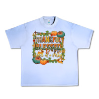 Grape Ice thankful blessed and kind of a mess Urban Heavy Tee - CowGirlArtShop