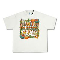 Pistachio thankful blessed and kind of a mess Urban Heavy Tee - CowGirlArtShop