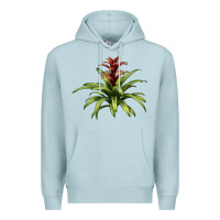 Blue Mist Bromeliads Premium Hoodie - LillyAllenDesigns
