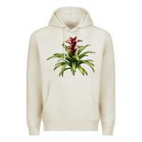 Oatmeal Heather Bromeliads Premium Hoodie - LillyAllenDesigns