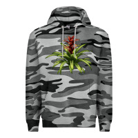 Slate Camo Bromeliads Premium Hoodie - LillyAllenDesigns