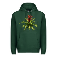 Sports Green Bromeliads Premium Hoodie - LillyAllenDesigns