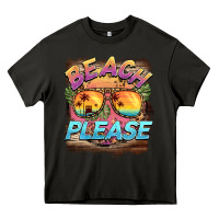 Asphalt becach please Heavy Core Tee - BarkalooDesign