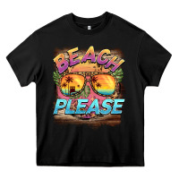 Black becach please Heavy Core Tee - BarkalooDesign