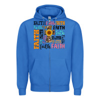 True Royal faith cross Zipper Hoodie - Artiststas