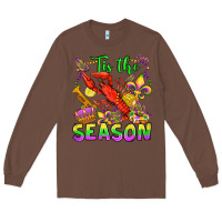 Chestnut tis the season mardi gras olivia Long Sleeve Tee - OliviaCreatesArt