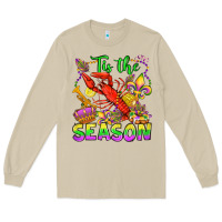 Mushroom tis the season mardi gras olivia Long Sleeve Tee - OliviaCreatesArt