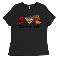 Black Peace Love Rodeo Ladies Tee - Bettercallsaul