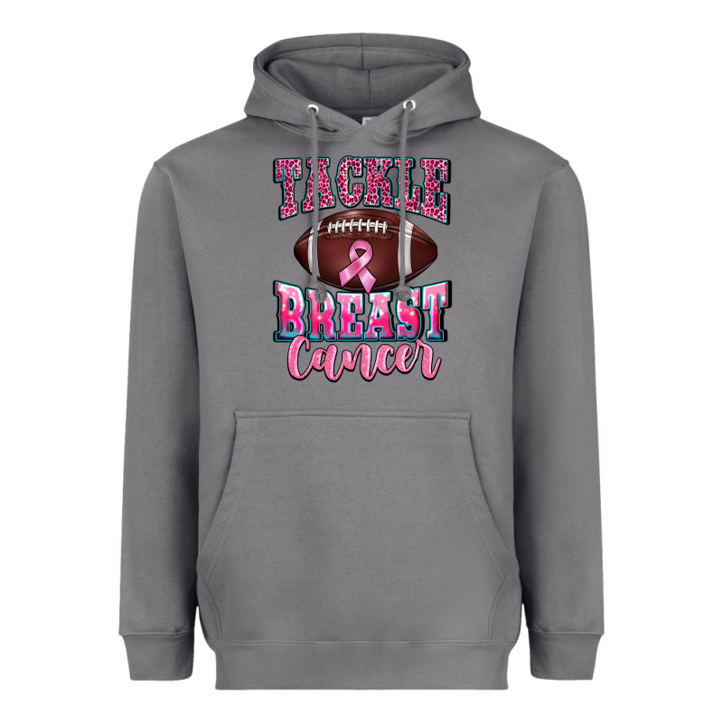 Tackle Breast Cancer Heavyweight Hoodie by BarkalooDesign | Teevron