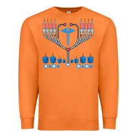 Carrot jewish hanukkah chanukah doctor medical menorah  gifts Premium Sweatshirt - trangStudio
