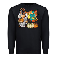 Black it's fall y'all gnome Premium Sweatshirt - BarkalooDesign