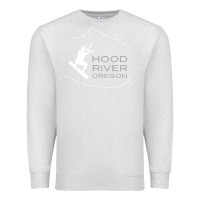 Oatmeal Heather Kiteboarding Hood River Oregon, Kitesurfing Premium Sweatshirt - trangStudio