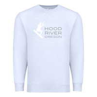 White Kiteboarding Hood River Oregon, Kitesurfing Premium Sweatshirt - trangStudio