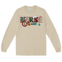 Mushroom christmas nurse Long Sleeve Tee - RanaPortraitStore