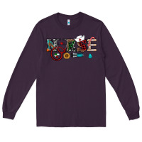 Plum christmas nurse Long Sleeve Tee - RanaPortraitStore