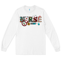 White christmas nurse Long Sleeve Tee - RanaPortraitStore
