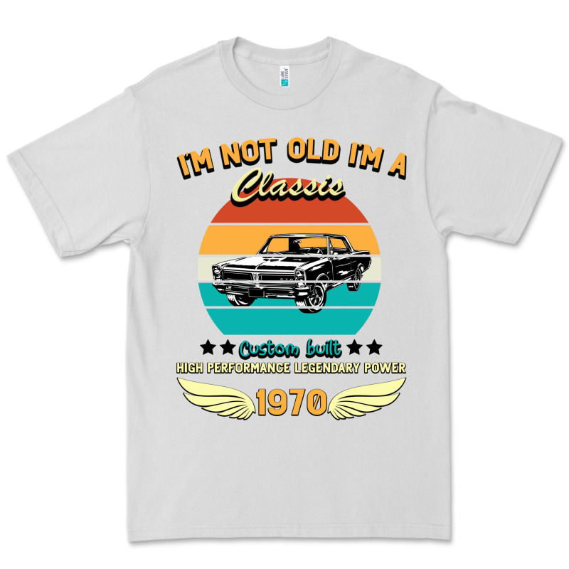 Vintage 50th Birthday I'm Not Old I'm A Classic Born In 1970 Premium Tee by Bettercallsaul | Teevron