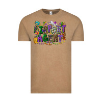 Vintage Coffee airport agent mardi gras Vintage Tee - CowGirlArtShop