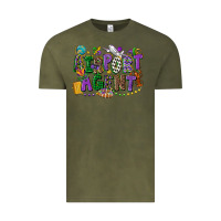 Vintage Olive airport agent mardi gras Vintage Tee - CowGirlArtShop