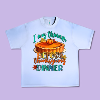 I Was Thinner Before Thanksgiving Dinner Urban Heavy Tee Designed By Cowgirlartshop