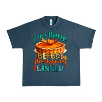 Midnight Navy i was thinner before thanksgiving dinner Urban Heavy Tee - CowGirlArtShop