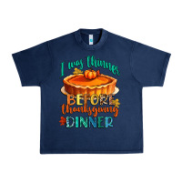 Navy i was thinner before thanksgiving dinner Urban Heavy Tee - CowGirlArtShop