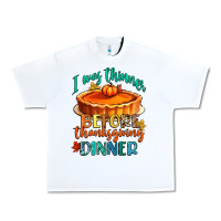 White i was thinner before thanksgiving dinner Urban Heavy Tee - CowGirlArtShop