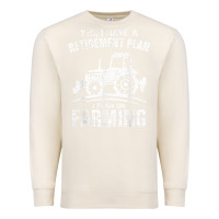 Sandshell Yes I Do Have A Retirement Plan Farming Funny Farmer Gift Premium Sweatshirt - trangStudio