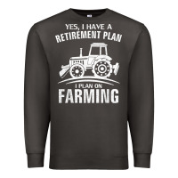 Smoke Yes I Do Have A Retirement Plan Farming Funny Farmer Gift Premium Sweatshirt - trangStudio