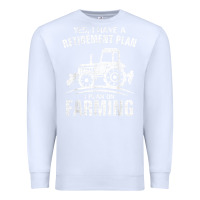White Yes I Do Have A Retirement Plan Farming Funny Farmer Gift Premium Sweatshirt - trangStudio