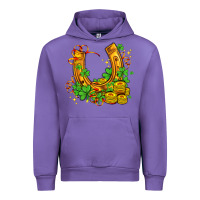 Tulip horseshoe with shamrocks and coin Urban Hoodie - AdoDesignShop