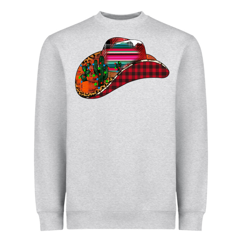 Christmas Cowboy Heavyweight Sweatshirt by CowhideDigitalArt | Teevron