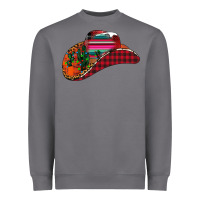 Storm Christmas Cowboy Heavyweight Sweatshirt - CowhideDigitalArt