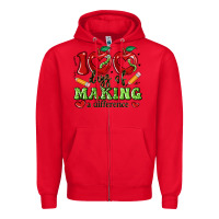 Red 100 days of making a difference Zipper Hoodie - Artiststas