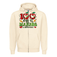 Sandshell 100 days of making a difference Zipper Hoodie - Artiststas