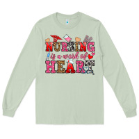 Matcha nursing is a work of heart Long Sleeve Tee - OliviaCreatesArt